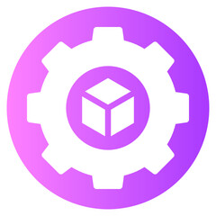 gear gradient icon