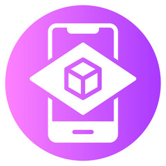 smartphone gradient icon