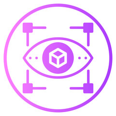 eye gradient icon