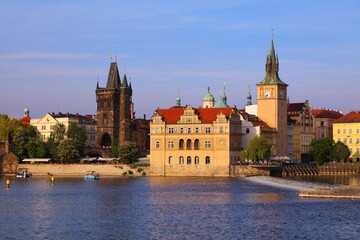 Fototapeta premium Skyline of Stare Mesto in Prague