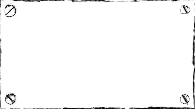 border doodle board background sketch animation video