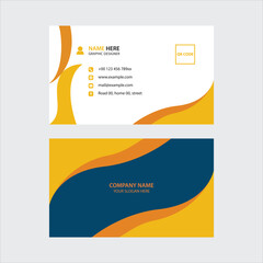 minimalist business card design template