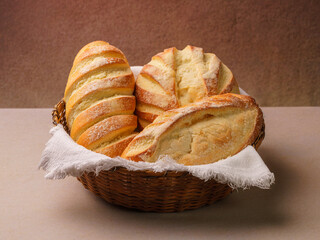 Pão caseiro amanteigado