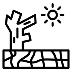 Drought Vector Icons