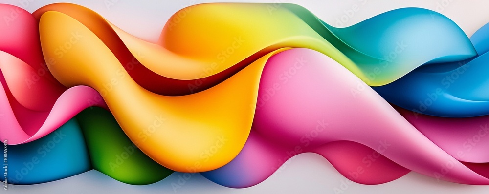 Aufkleber organic symmetry in abstract geometry - fluid interplay of balanced tones and soft transitions for d