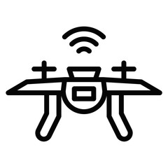 Smart Drone Vector Icons