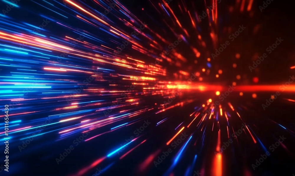 Aufkleber dynamic light patterns with digital effects