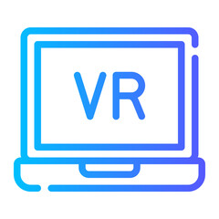 laptop gradient icon