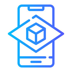 smartphone gradient icon
