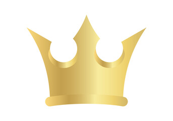 crown gold icon, golden crown luxury