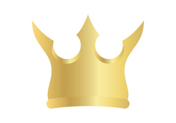crown gold icon, golden crown luxury
