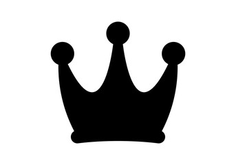 crown icon, crown silhouette, crown simple shape