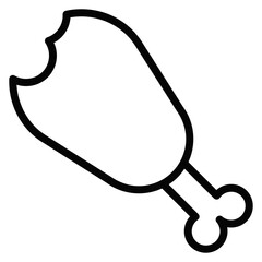 Turkey Leg Vector Icons