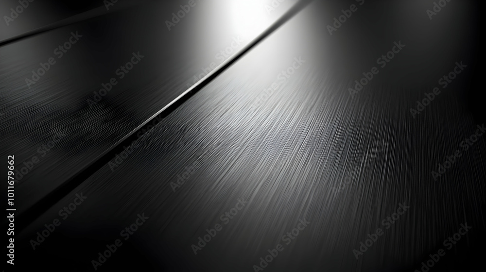 Poster abstract black background with diagonal lines and subtle light