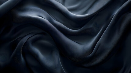 Obraz premium Dark Blue Abstract Fabric Background