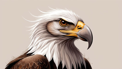 Fototapeta premium american bald eagle