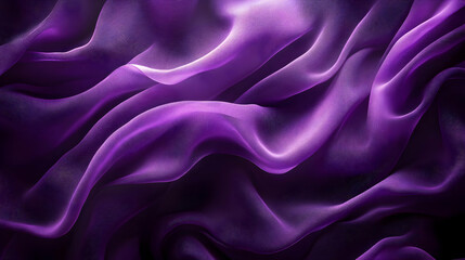 Fototapeta premium Purple Fabric Draped Abstract Background