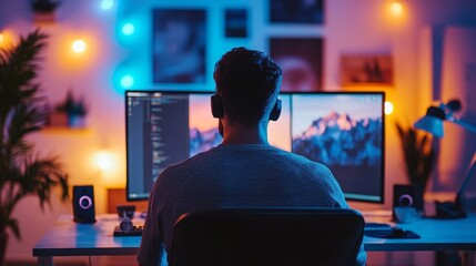 Online Video Conference Call, Generative AI