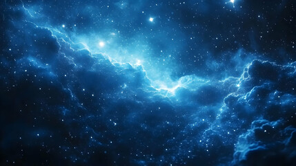 Fototapeta premium Glowing Nebula Abstract Background