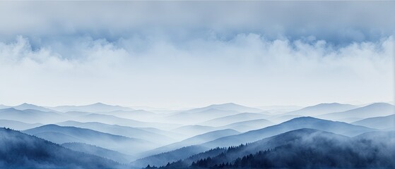 Fototapeta premium Misty Mountains