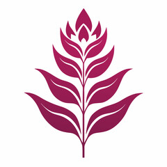  amaranth flower silhouette logo
