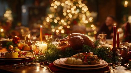 Indulge in a Festive Feast: Celebrate the Holiday Season with Heartwarming Traditions, Delectable Turkey Dinners, and Enchanting Christmas Decor to Warm the Soul
