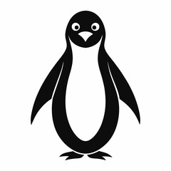 penguin cartoon isolated on white