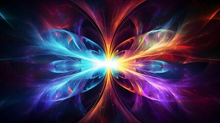 Abstract fractal light background.