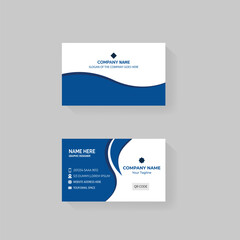Modern creative professional business card template design.