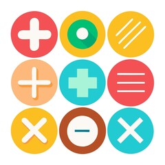 Fototapeta premium plus and minus buttons