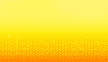 Fototapeta premium background showcasing a gradient of yellow tones, pixelated into tiny squares that shift from deep golden hues at the bottom to soft, pastel yellows at the top.