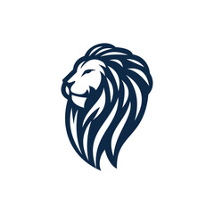 Royal king lion logo vector