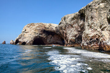 The Ballestas Islands, located off the coast of Paracas in Peru, are a stunning natural wonder...