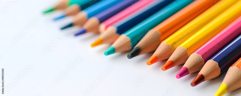 Poster vibrant crayon creations - a colorful of imagination and artistic expression with mixed media drawin