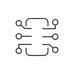 network path icon sign vector