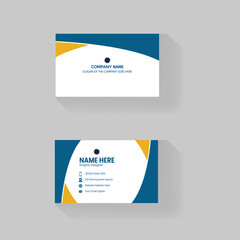 Business Card Design, Professional Minimalist Business Card Template.