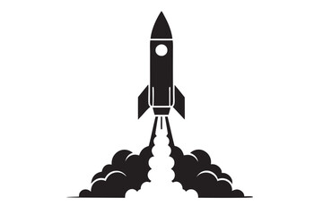 rocket-icon-launching-upward-silhouette