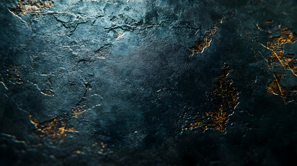 Abstract Background - Dark Teal With Golden Flecks