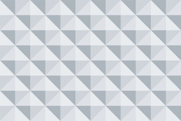 Obraz premium Grey background in diamond shape pattern. Triangle 3D pixel background.