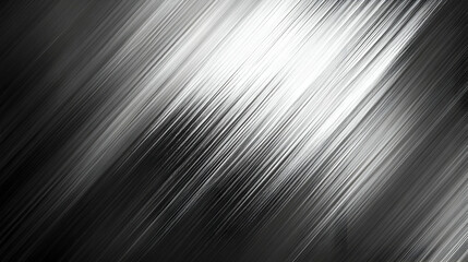 Abstract Background with Diagonal Lines - Black and White Gradient