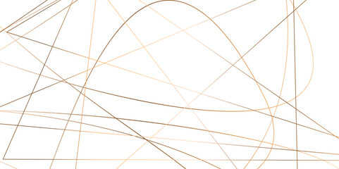 Seamless luxury geometric premium golden random chaotic lines on transparent background. Luxury banner presentation gold line vector, illustration.