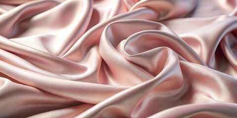Fototapeta premium Abstract Pink Satin Fabric Texture, Soft, Luxury, Smooth, Silk, Satin, Fabric
