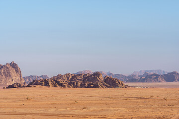 Wadi Rum landscape, Aqaba, Jordan