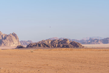 Wadi Rum landscape, Aqaba, Jordan