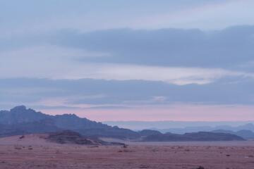 Fototapeta premium Wadi Rum landscape, Aqaba, Jordan