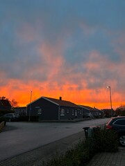 Obraz premium Red sky 