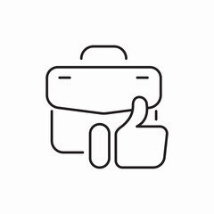 portfolio management icon sign vector