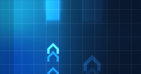 Arrows rising up stock market cryptocurrency growth concept financial corporate bg. Business candle technology banking investment chart. Economic excitement. Global harmony peace leadership bg.