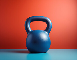 Kettlebell Weight Lifting Workout Object Studio Shot