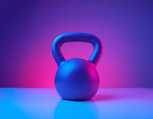 Kettlebell Weight Lifting Workout Object Studio Shot